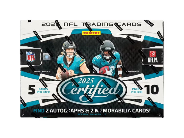 2025 Panini Certified NFL Football Hobby Box