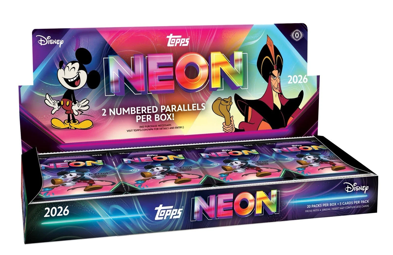 Topps Disney Neon 2026 Hobby Box