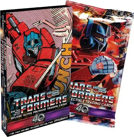 Transformers 40th Anniversary Deluxe Trading Cards Mini Box