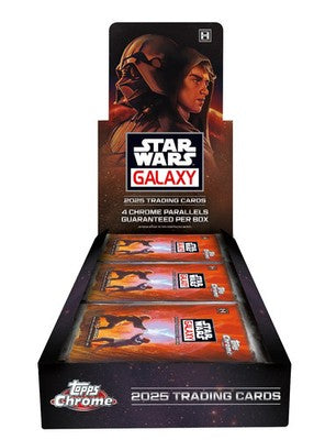 Topps Star Wars Chrome Galaxy Hobby Box 2025