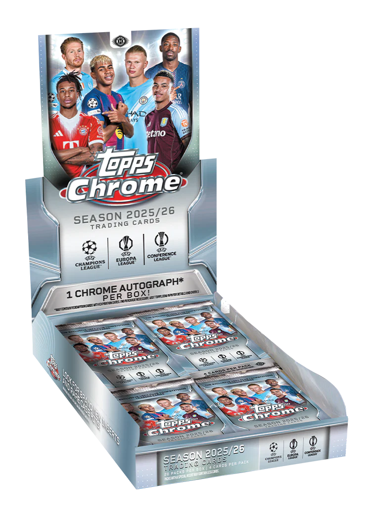 Topps Chrome UEFA Club Competitions 2025/26 Hobby Box