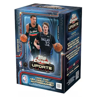 Topps Chrome Update Series Basketball 2025/26 Blaster Box - Pre-Order