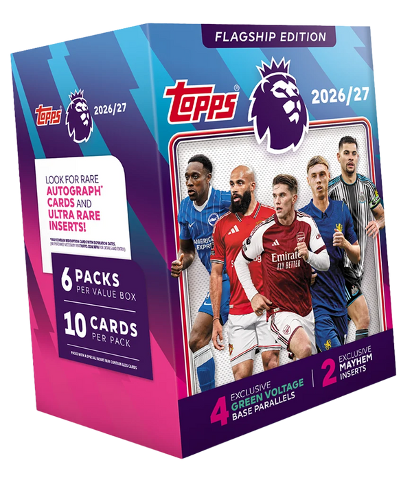 Topps Flagship Premier League 2026/27 Trading Cards - Value Box