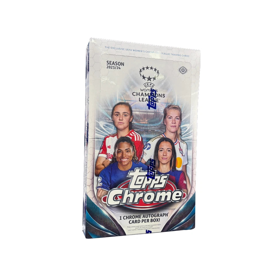 Topps Chrome® UEFA Women's Champions League Hobby Box 2023-24